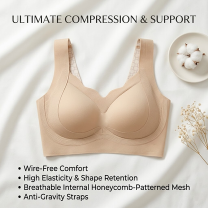 Haromora® Wire-Free Comfort Bra – Full Coverage, Everyday Support