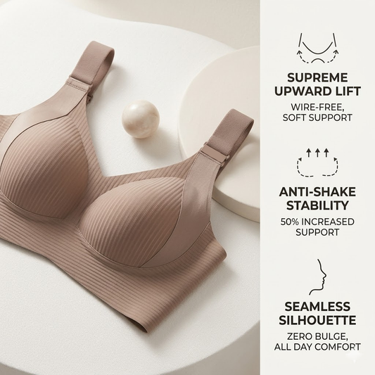Haromora® Wireless Support Bra – Seamless Comfort ; Adjustable Fit