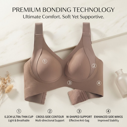 Haromora® Wireless Support Bra – Seamless Comfort ; Adjustable Fit