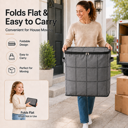 Coopmate® XXL Foldable Easy Move Storage Bag with Handles