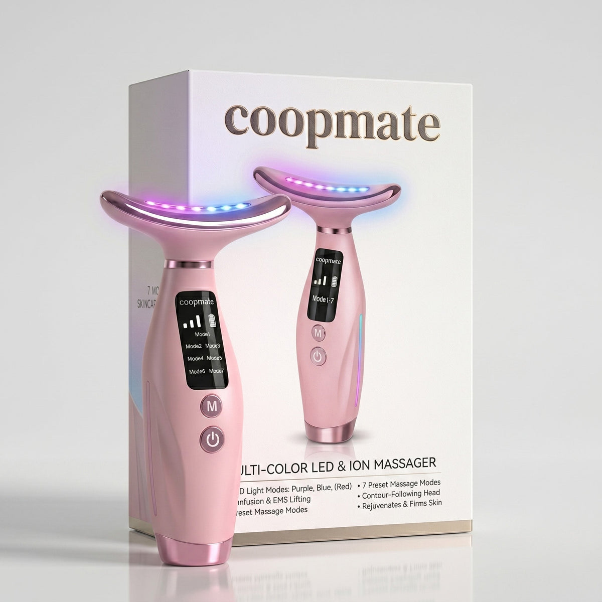 Hudros® Red Light Therapy Massager for Face & Neck
