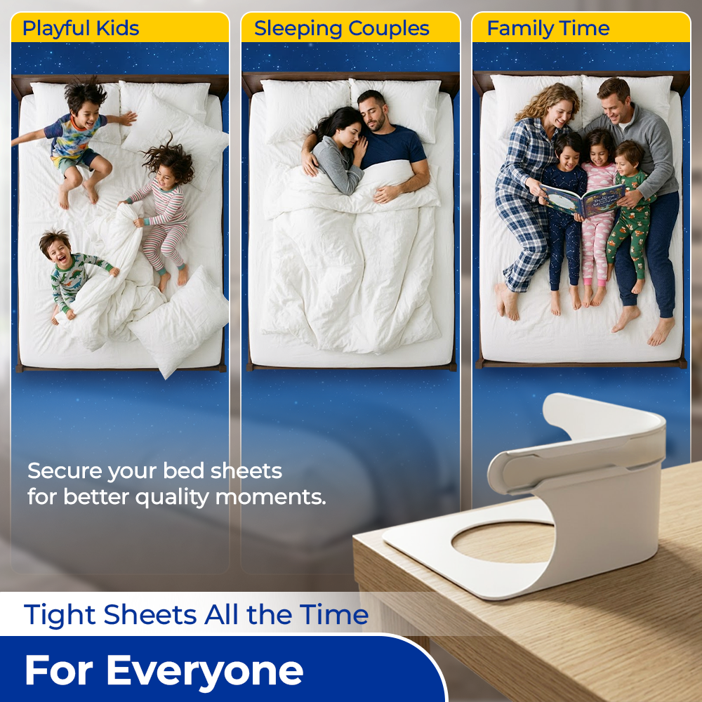 haromora® Hidden Fitted Bed Sheet Holders