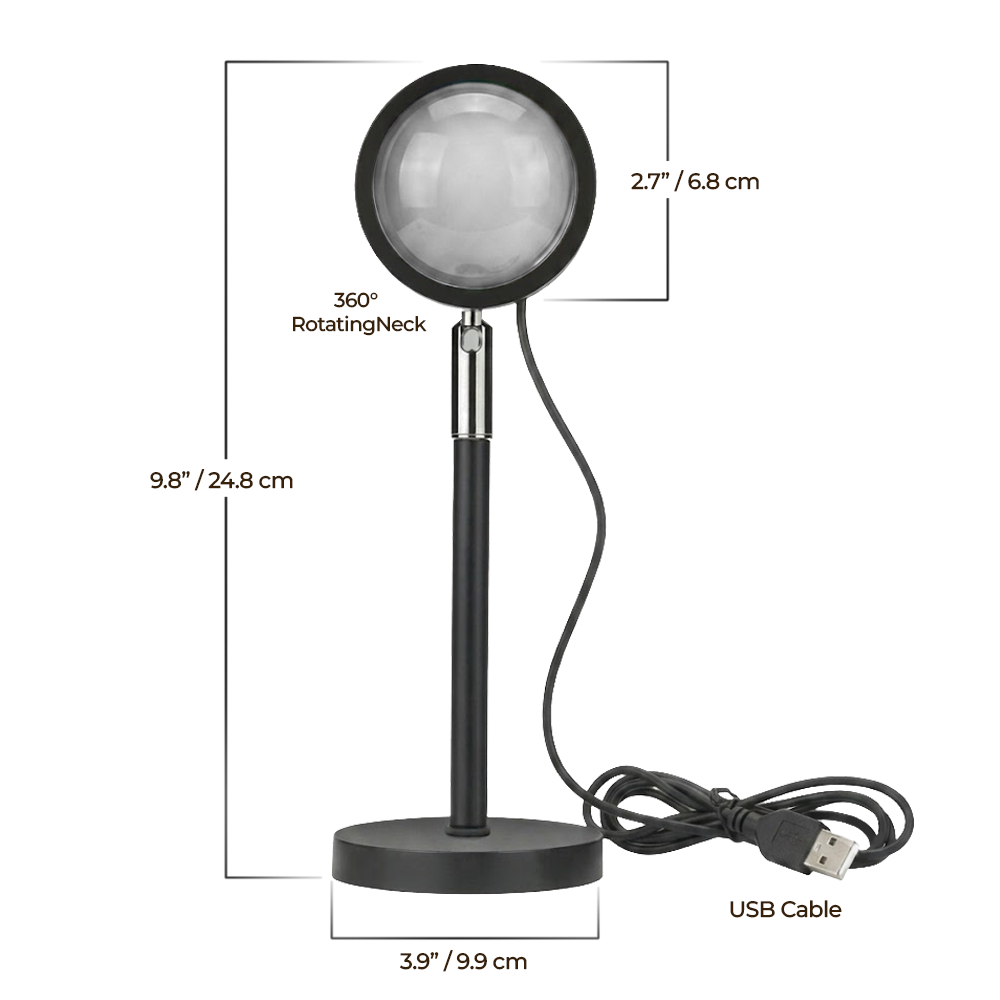 Haromora® 16-Color RGB Sunset Projector Lamp