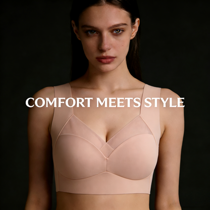 Haromora® Full Support Sport Everyday Bra – Zip Front, Adjustable, Seamless Comfort