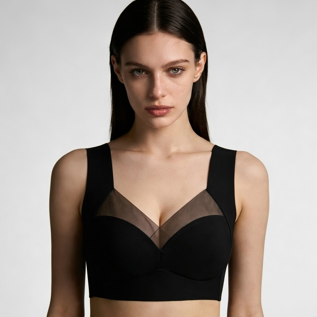 Haromora® Full Support Sport Everyday Bra – Zip Front, Adjustable, Seamless Comfort