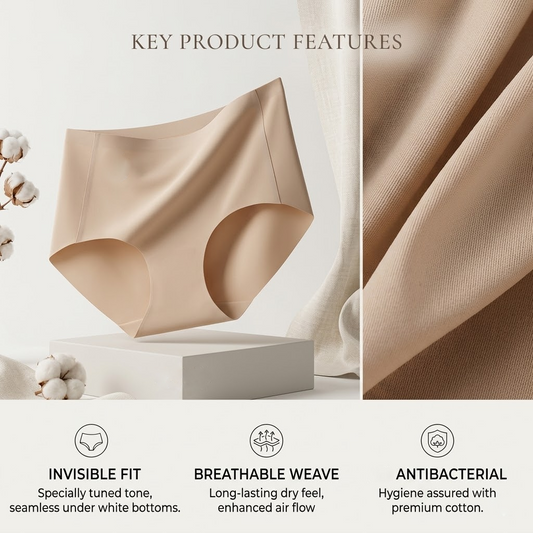 Haromora® Seamless Hipster Panties – Invisible Comfort All Day